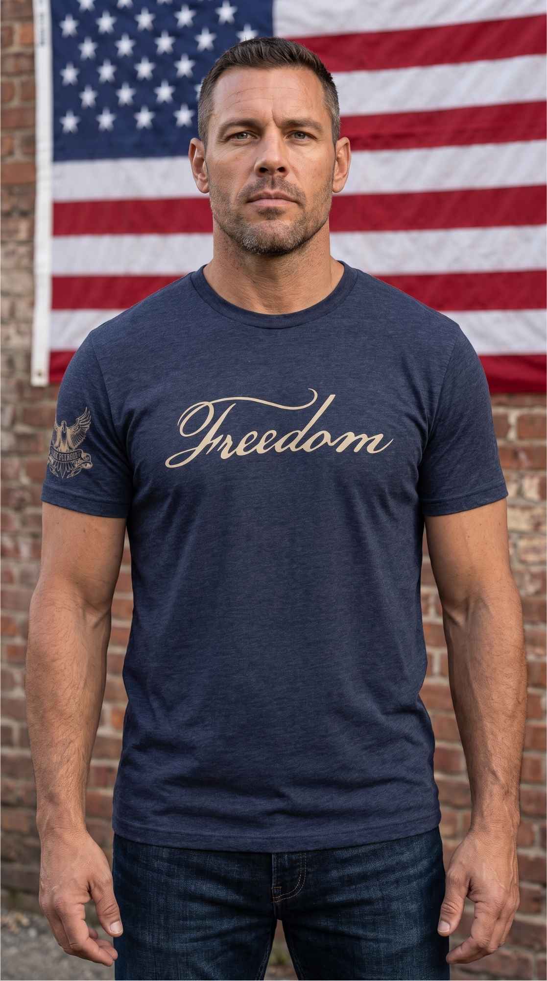 Freedom Script Patriotic T-Shirt