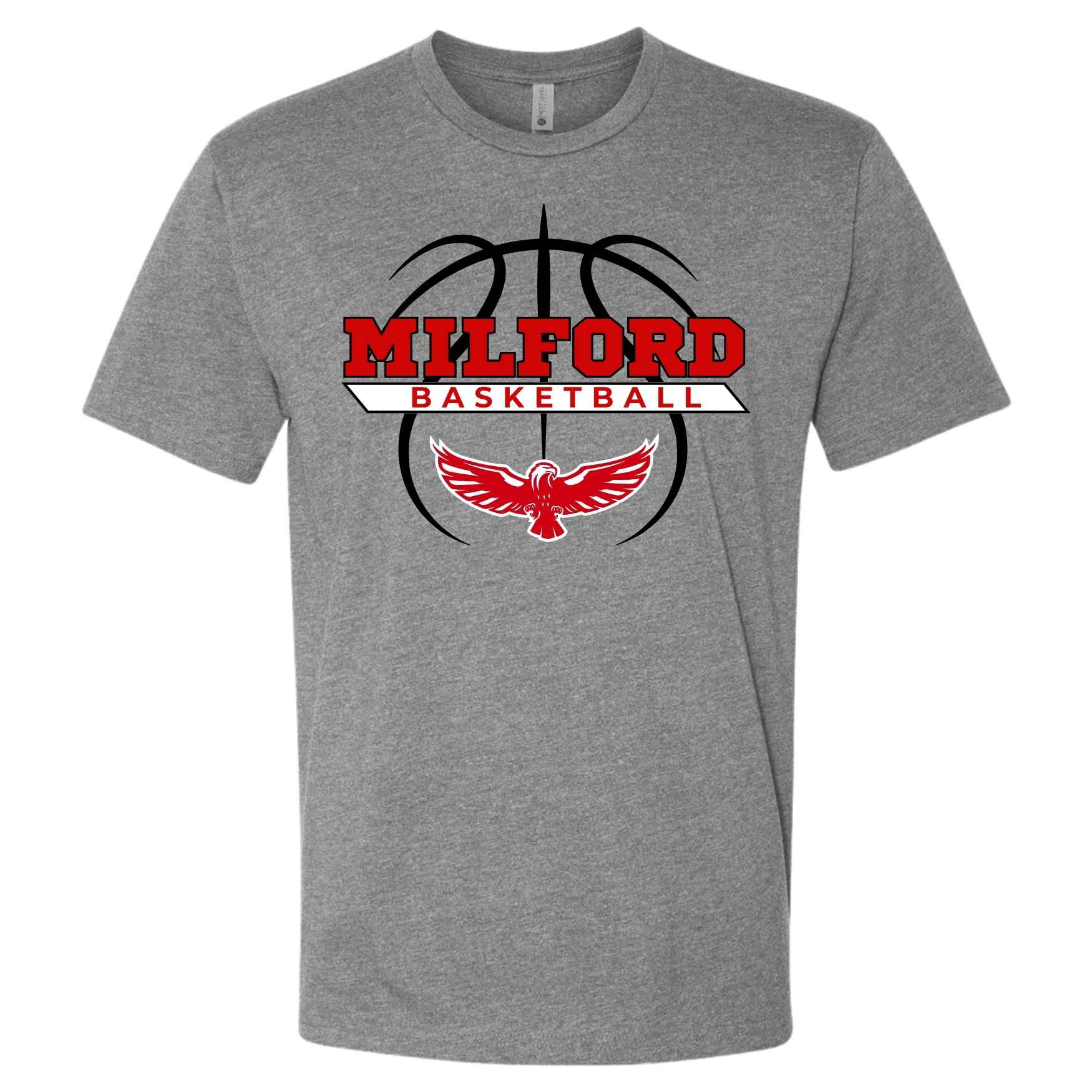 Milford Eagles Basketball T-Shirt