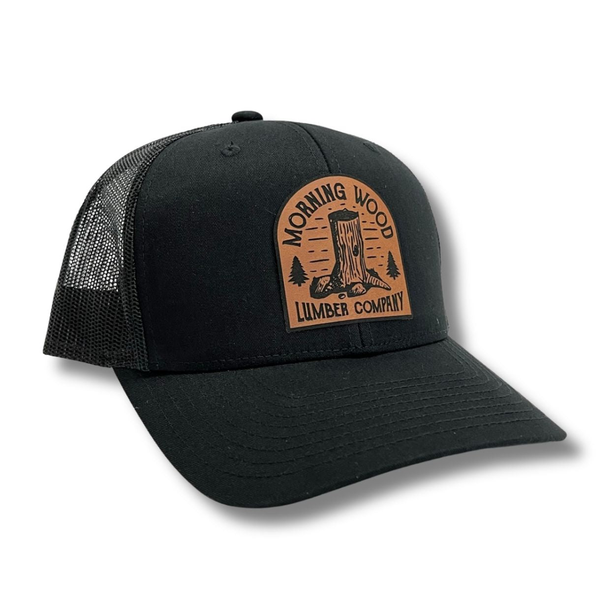 Morning Wood Lumber Company Hat With Patch Trendy Hat Hat Trend
