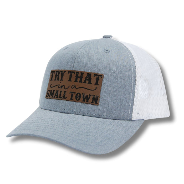Try That in a Small Town Hat Patch Cap Jason Aldean Patriotic Hat