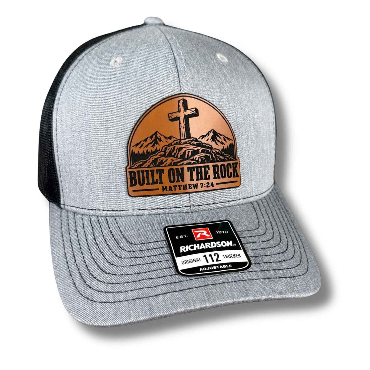 Built on the Rock Matthew 7:24 Hat