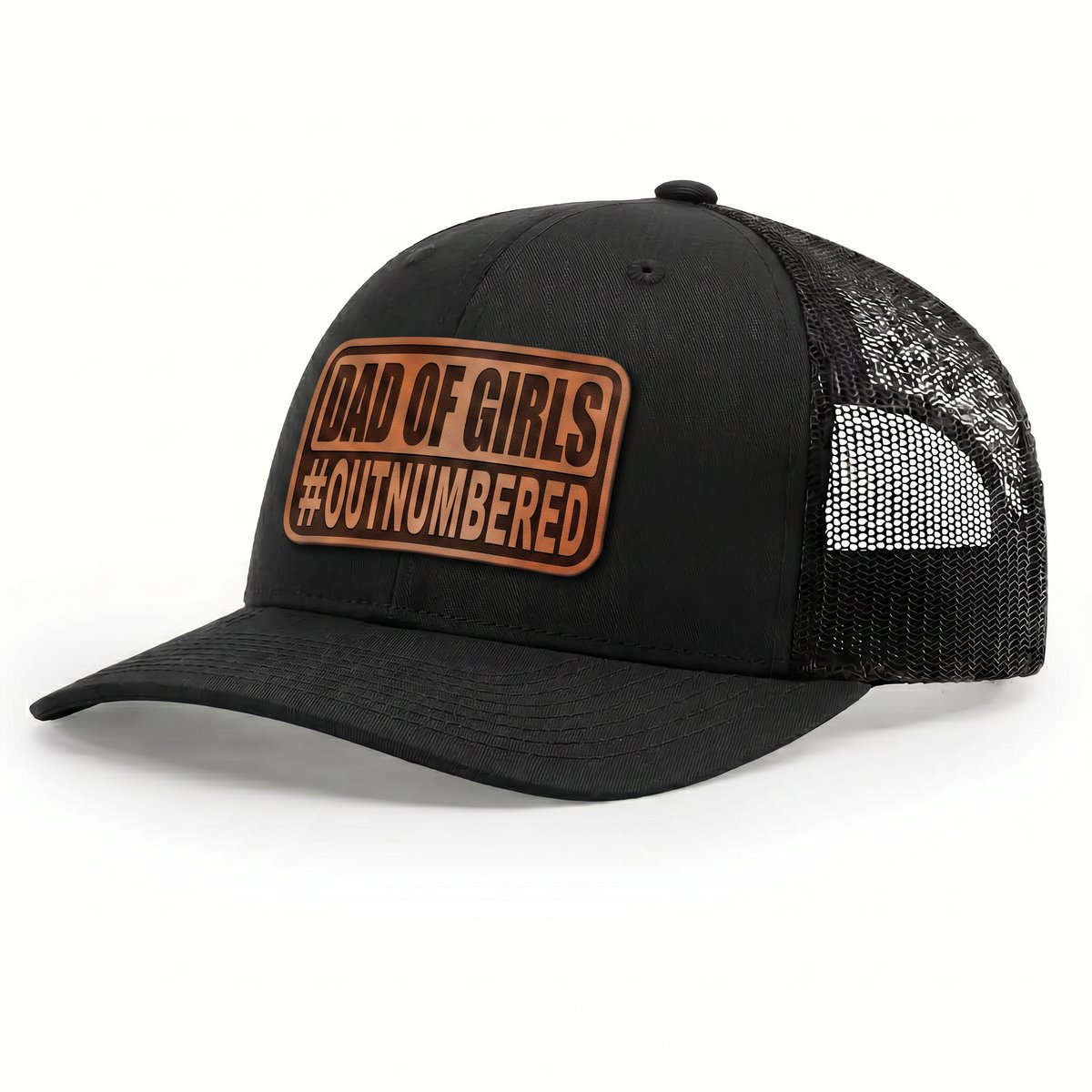 Dad of Girls #Outnumbered Snapback Hat