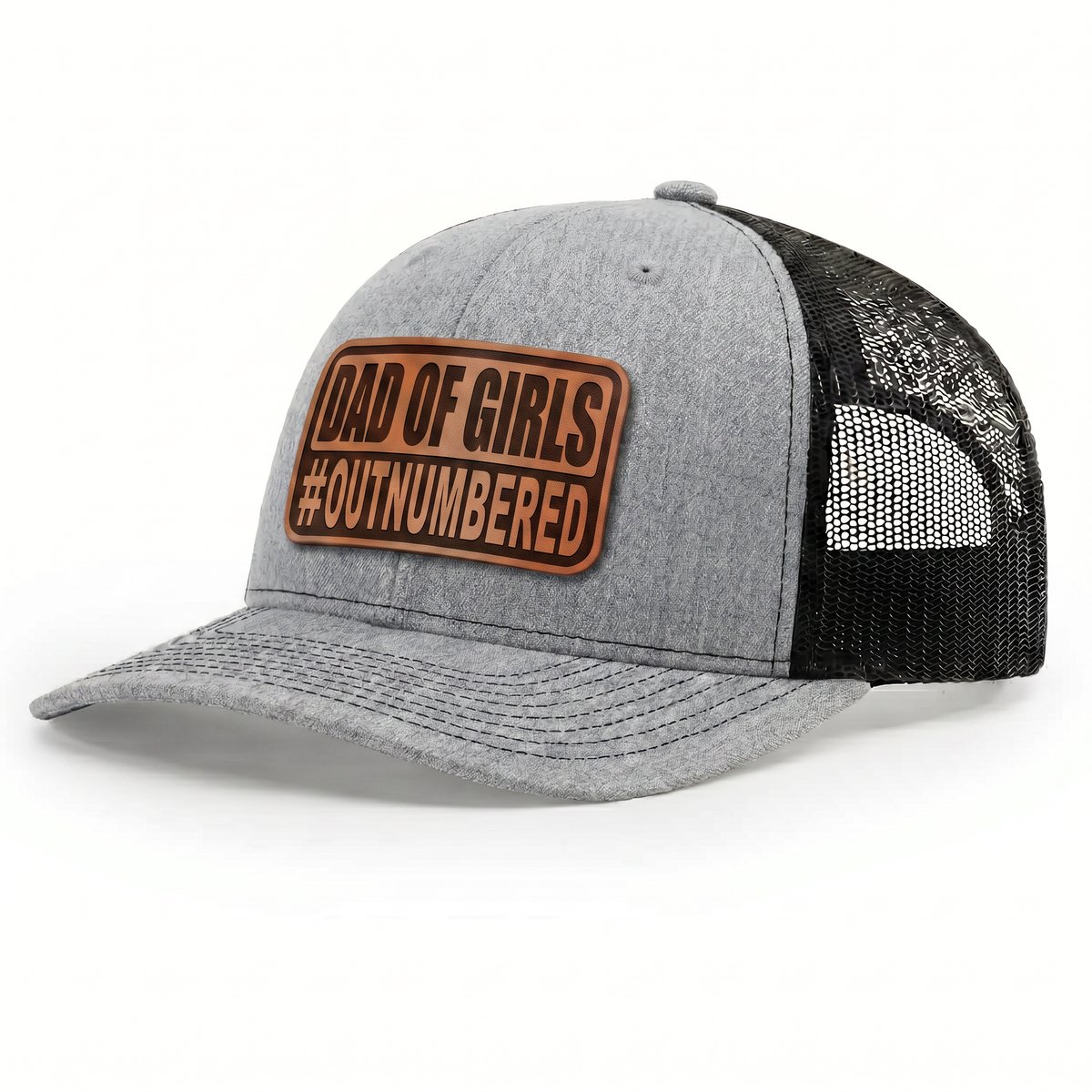 Dad of Girls #Outnumbered Snapback Hat
