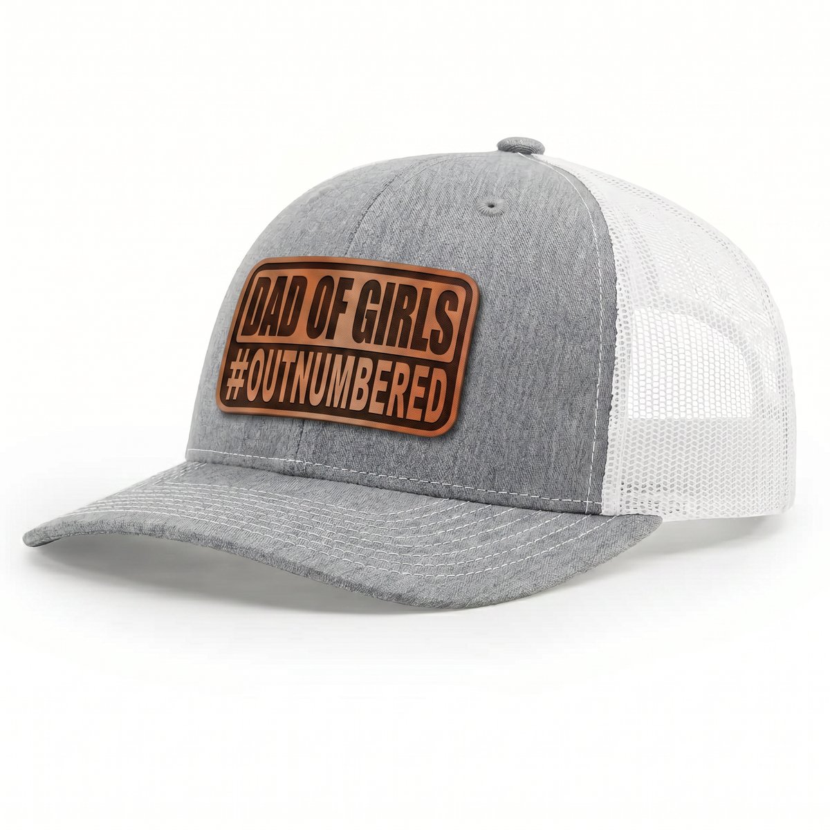 Dad of Girls #Outnumbered Snapback Hat
