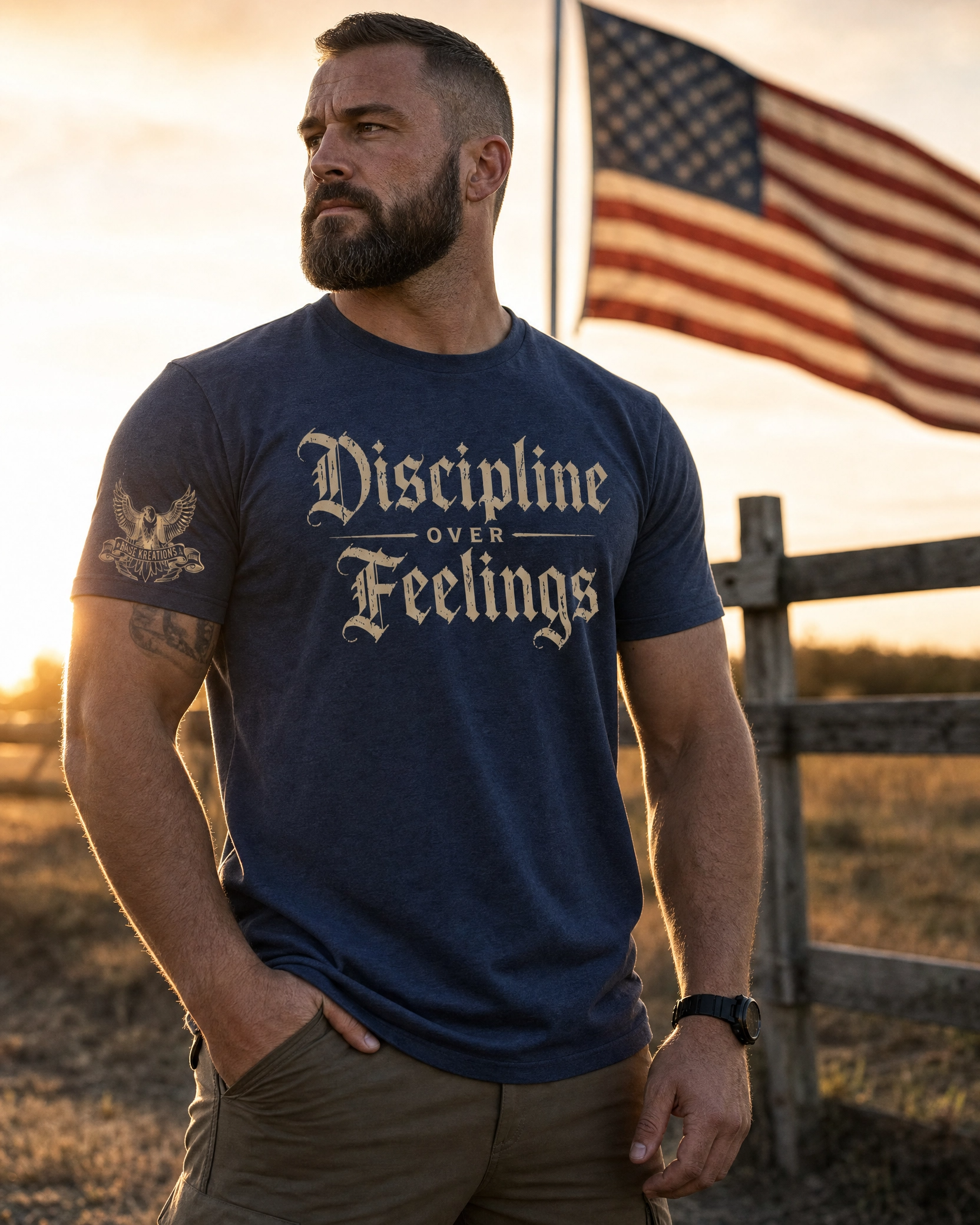 Discipline over Feelings T-Shirt