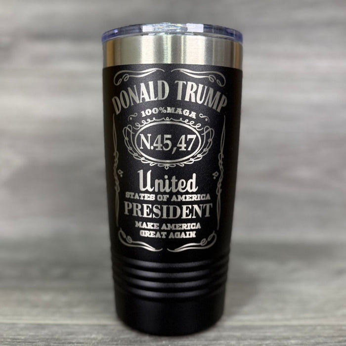 Donald Trump 45, 47 Laser Engraved Tumbler - Base Kreations