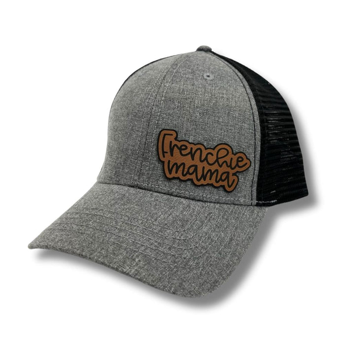Frenchie Mama Patch Ponytail Trucker Hat - Base Kreations