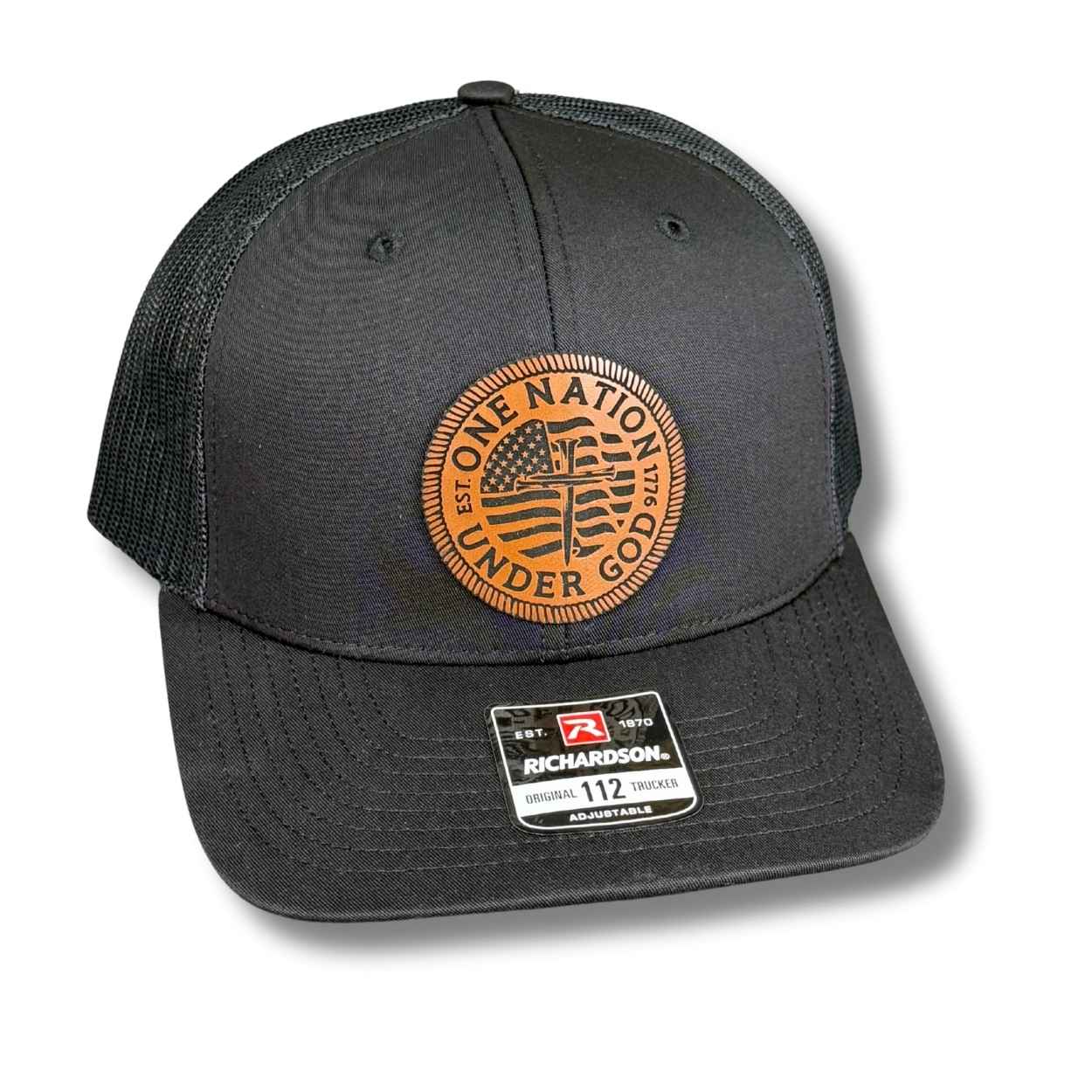 One Nation Under God hat gift for Christians patriots and dads