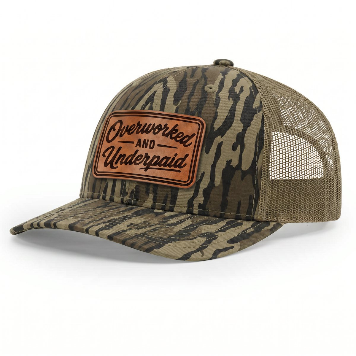 Overworked and Underpaid Snapback Hat