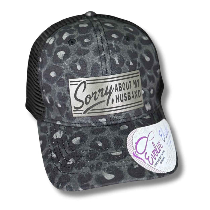 Sorry, about my Husband Patch Hat - Base Kreations