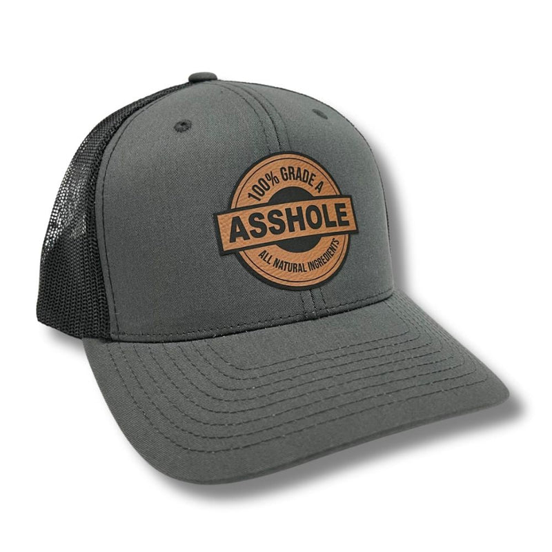 100% Grade A Asshole Patch Hat - Base Kreations