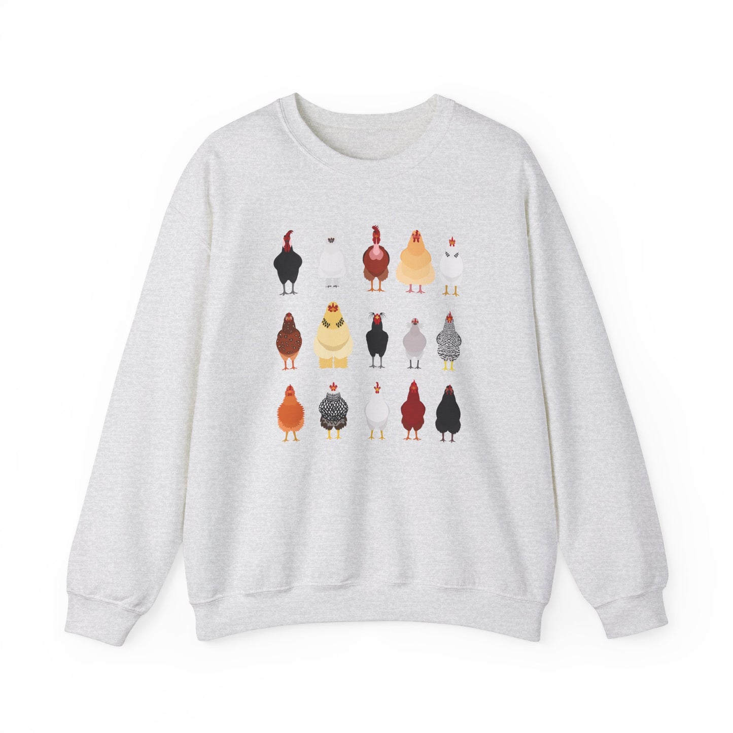 Chicken Breeds Crewneck Sweatshirt