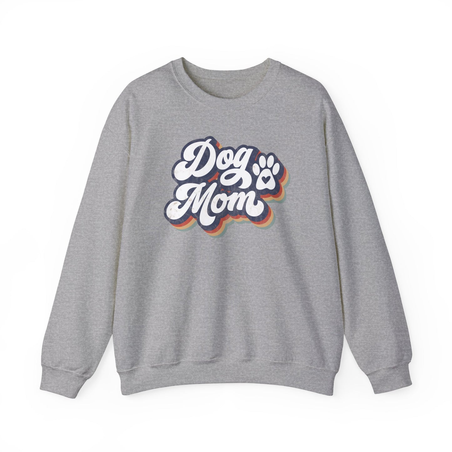 Dog Mom Retro Crewneck Sweatshirt