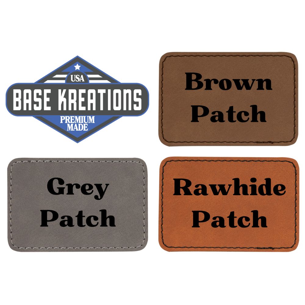 Leatherette Patch Color Options