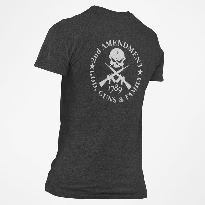 2nd Amendment God, Guns & Family T-Shirt - Base Kreations