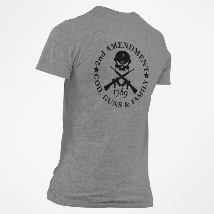 2nd Amendment God, Guns & Family T-Shirt - Base Kreations
