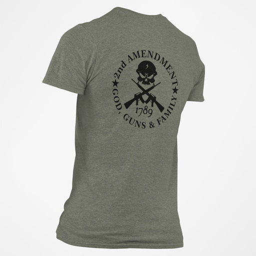 2nd Amendment God, Guns & Family T-Shirt - Base Kreations
