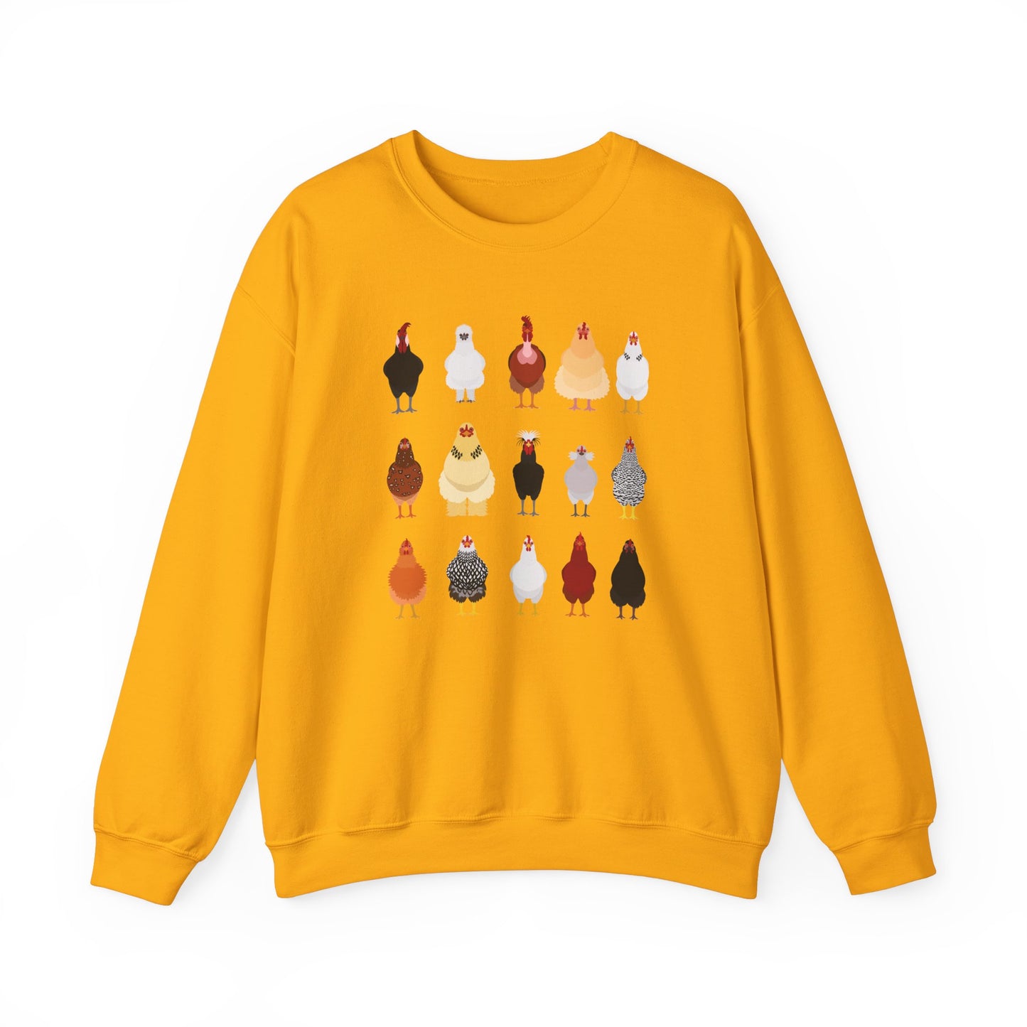 Chicken Breeds Crewneck Sweatshirt