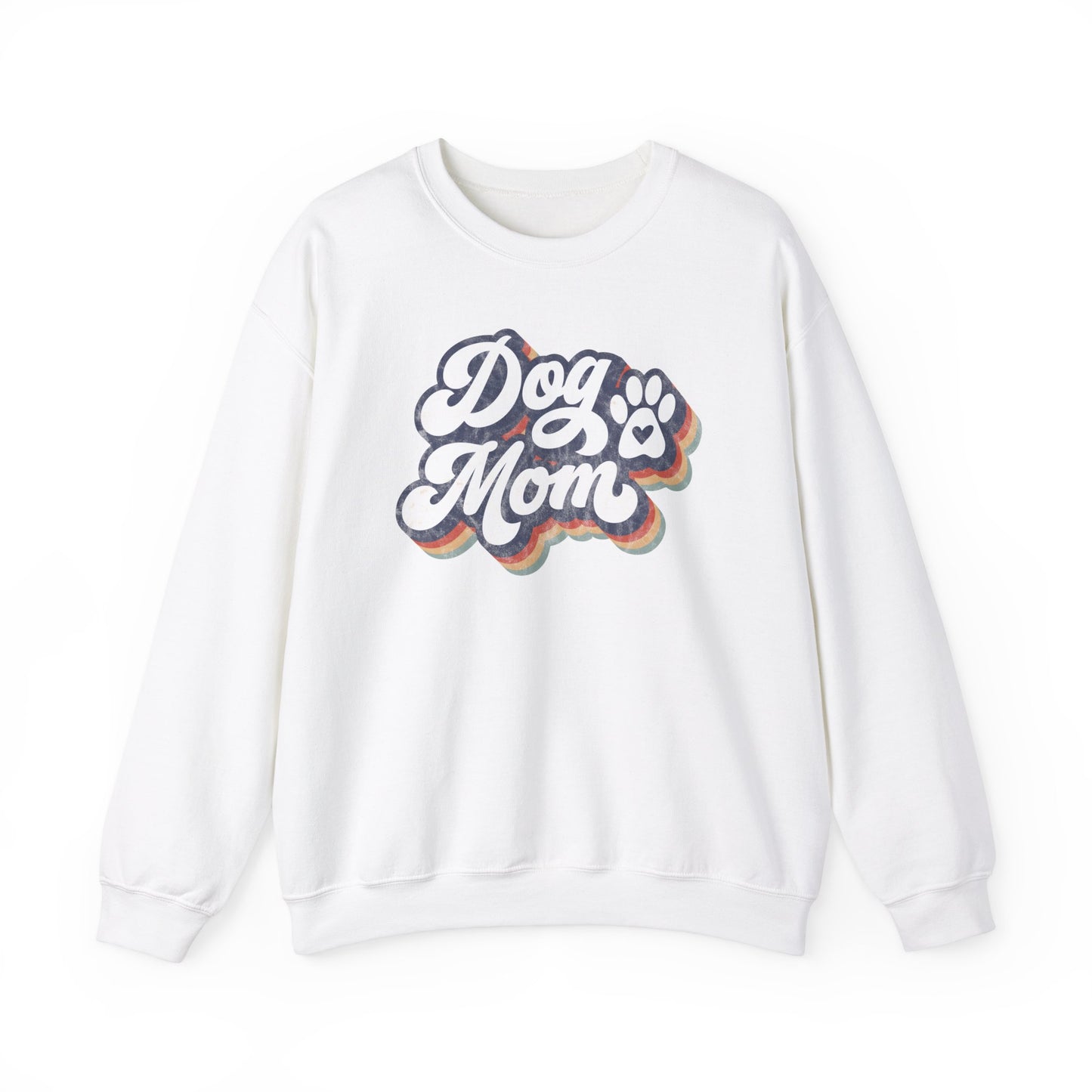 Dog Mom Retro Crewneck Sweatshirt