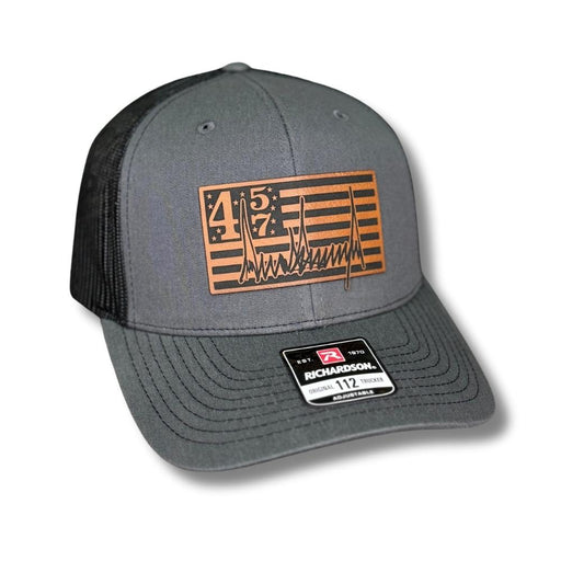 45 - 47 DT Signature American Flag Patch Hat - Base Kreations