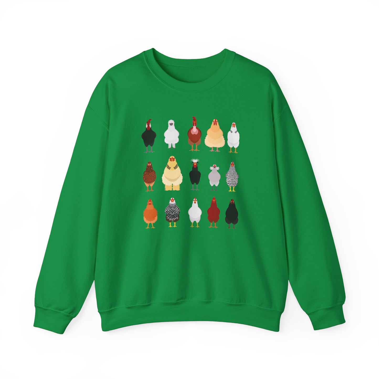 Chicken Breeds Crewneck Sweatshirt