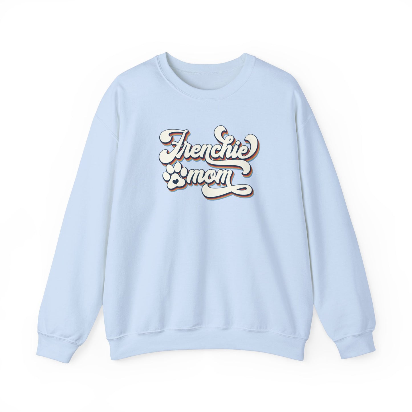 Frenchie Mom Retro Design Crewneck Sweatshirt