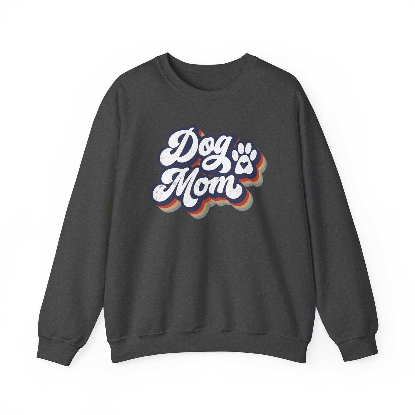 Dog Mom Retro Crewneck Sweatshirt