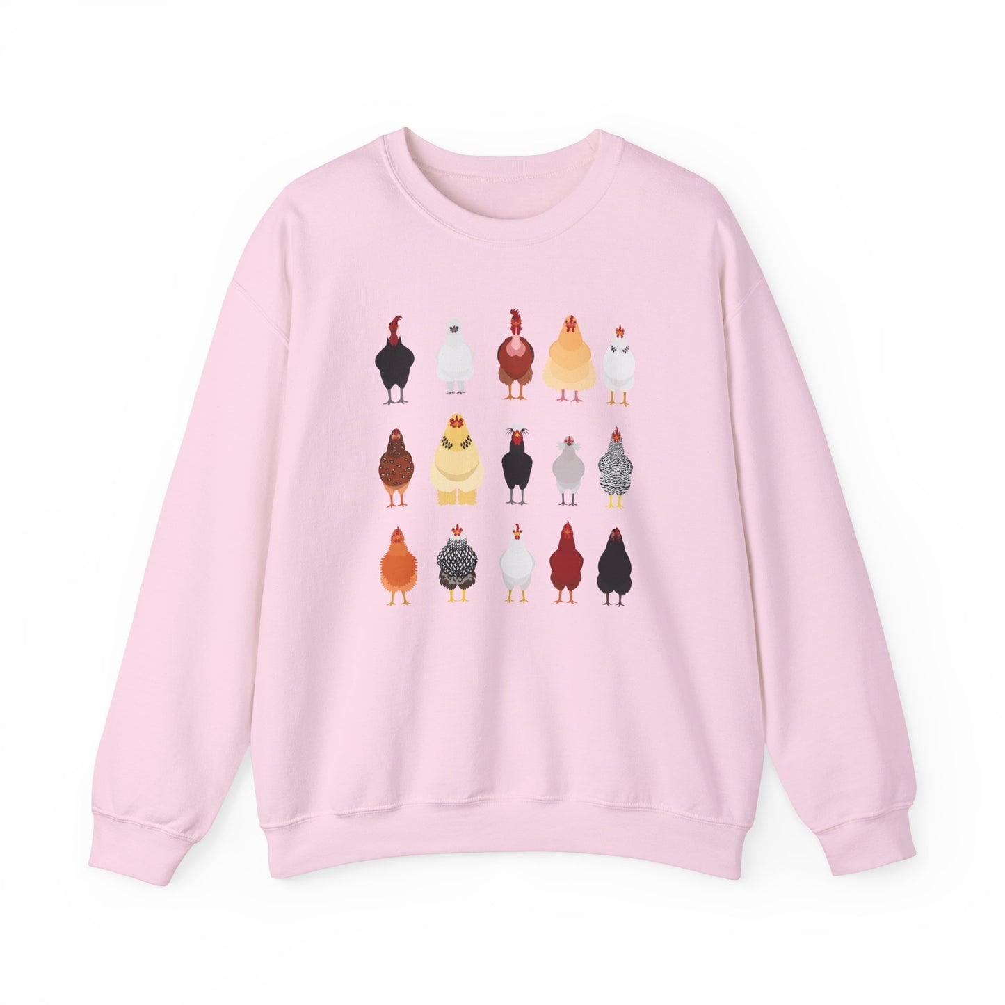 Chicken Breeds Crewneck Sweatshirt