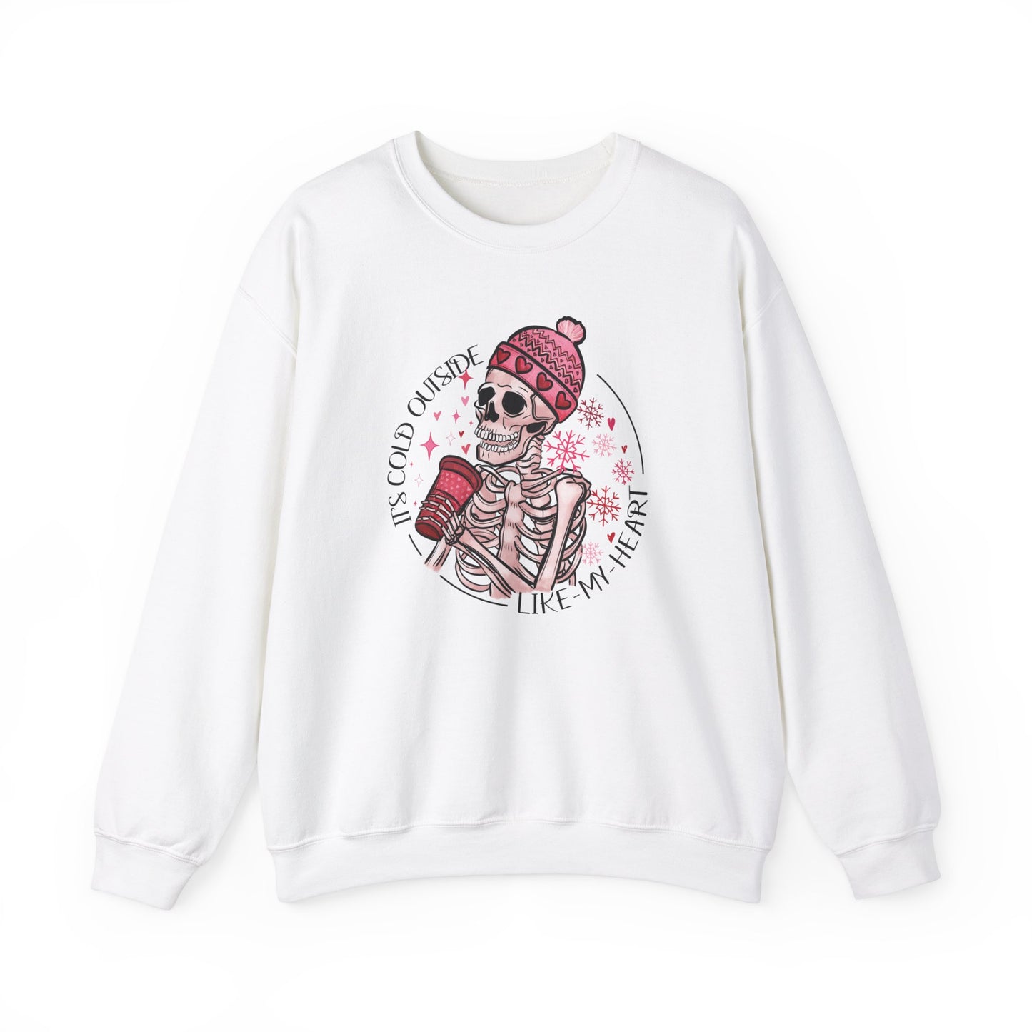 It's Cold Outside Like My Heart Crewneck Sweatshirt