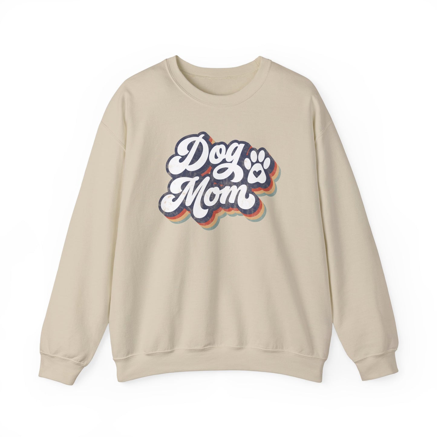 Dog Mom Retro Crewneck Sweatshirt