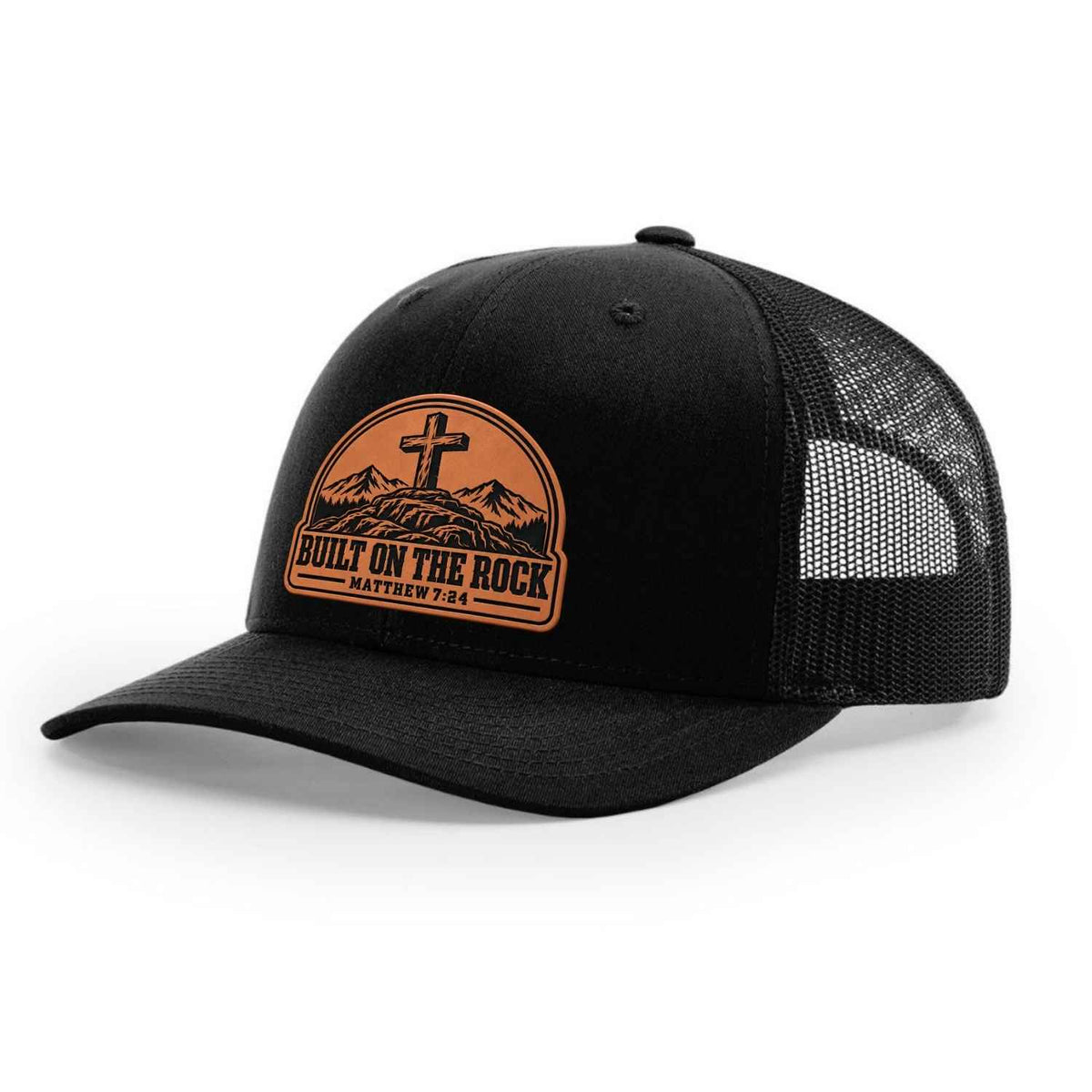 Built on the Rock Matthew 7:24 Hat