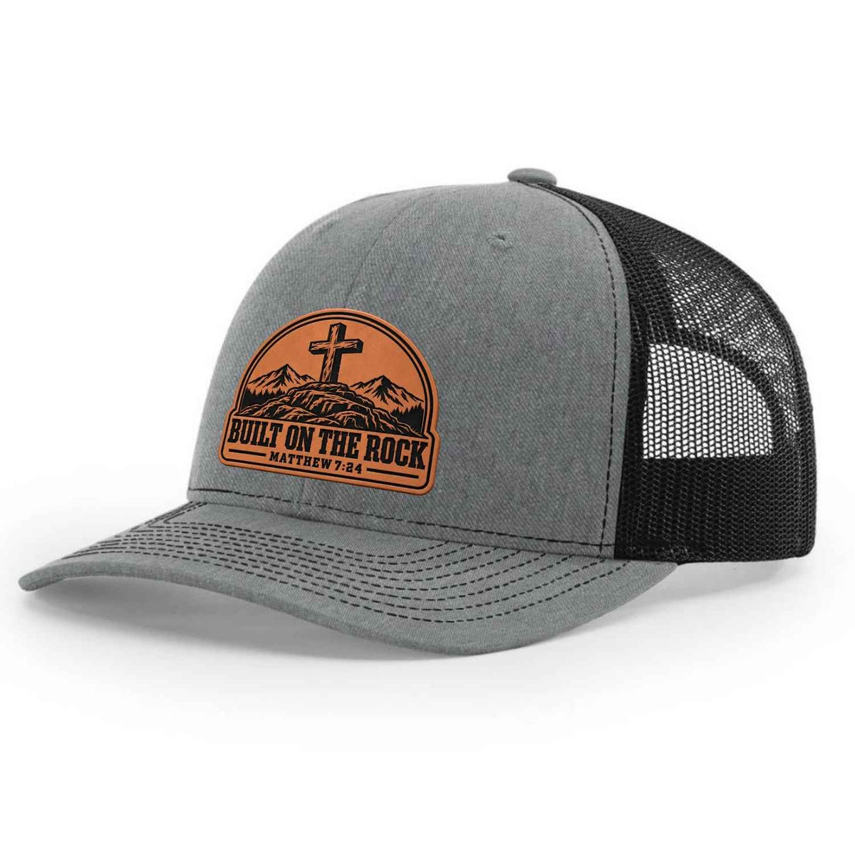 Built on the Rock Matthew 7:24 Hat