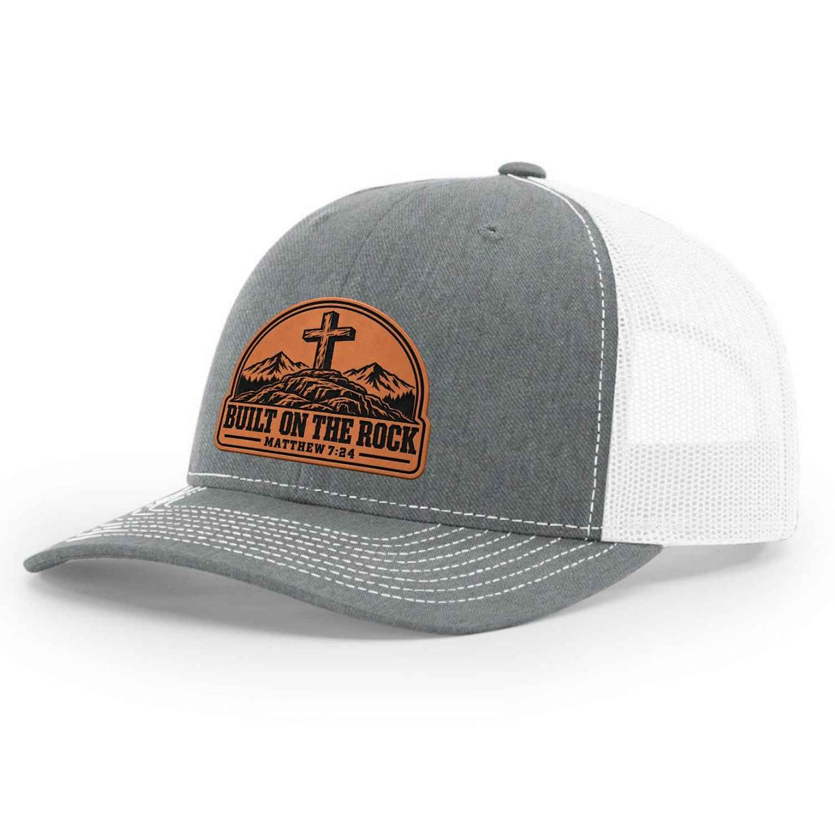 Built on the Rock Matthew 7:24 Hat