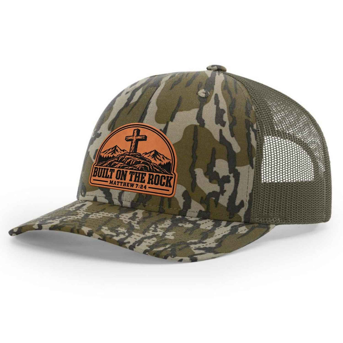 Built on the Rock Matthew 7:24 Hat