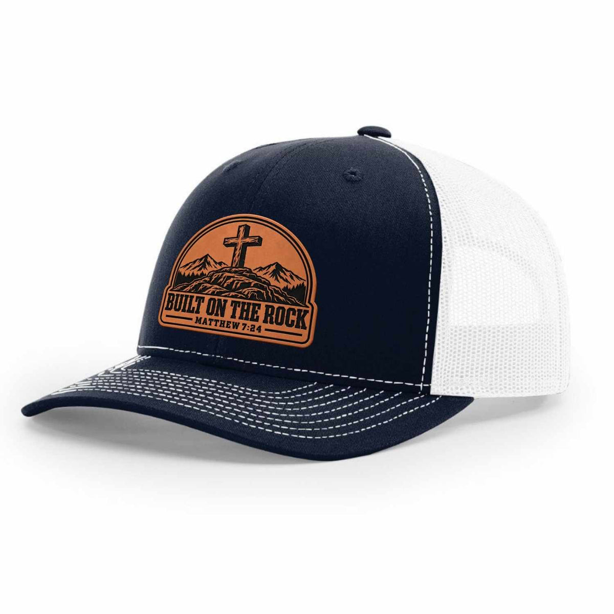 Built on the Rock Matthew 7:24 Hat