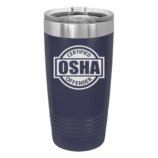 Certified OSHA Offender Laser Engraved Custom
