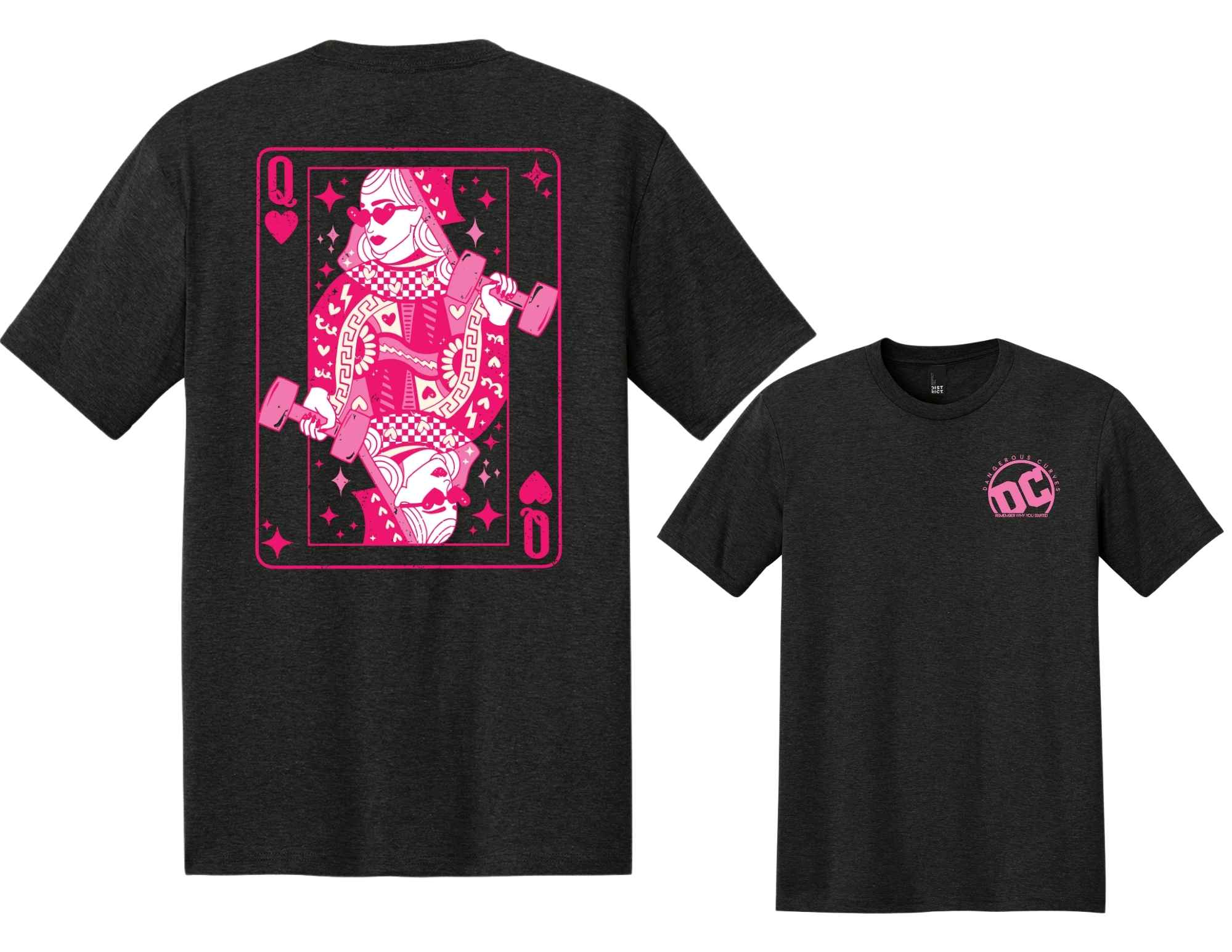 DC - Queen of Hearts - Black Frost Tee