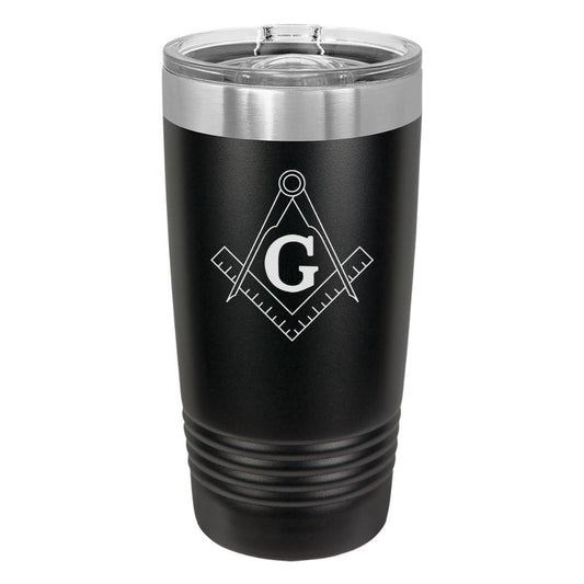 Freemason Free Mason Laser Engraved Custom 20oz Tumbler