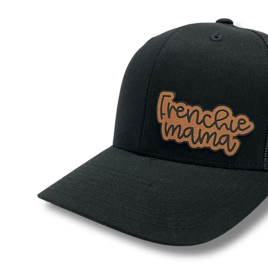 Frenchie Mama Dog mom French Bulldog Patch FLEXIT Fitted Hat