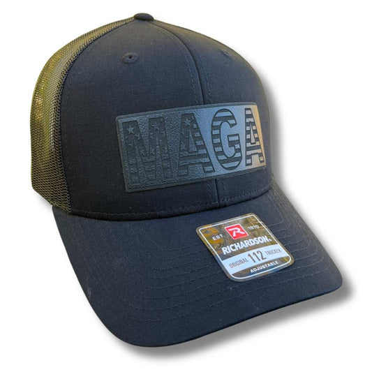 Dark MAGA Patch Hat