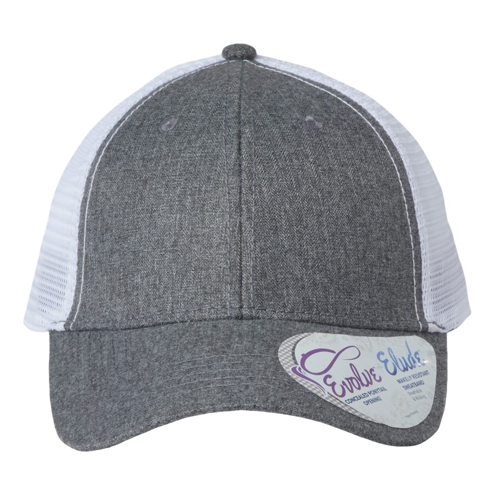 Mom of Boys #outnumbered Ponytail Trucker Hat