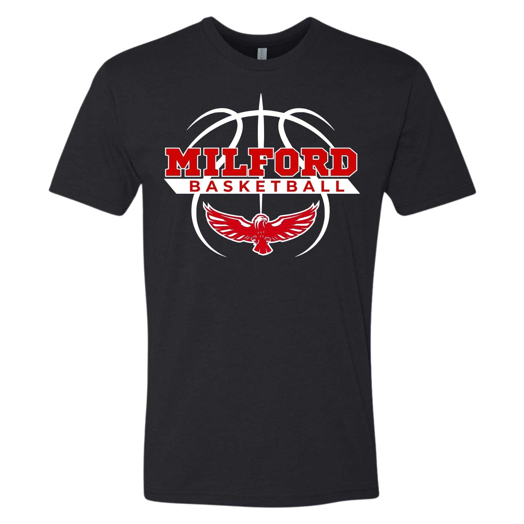 Milford Eagles Basketball T-Shirt