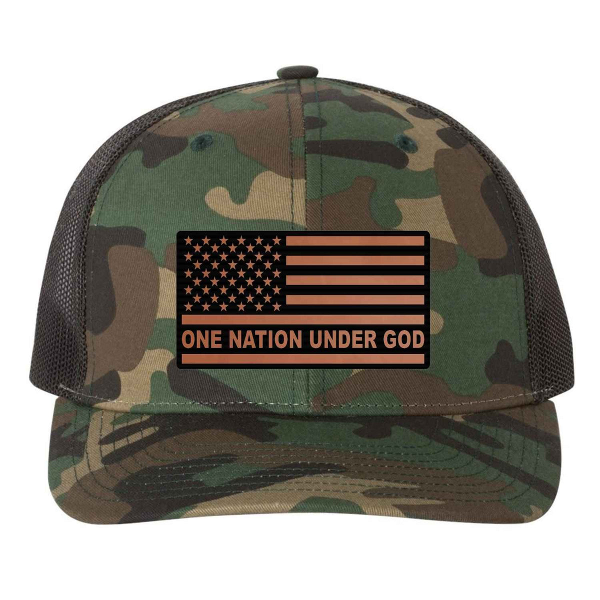 One Nation Under God American Flag Hat