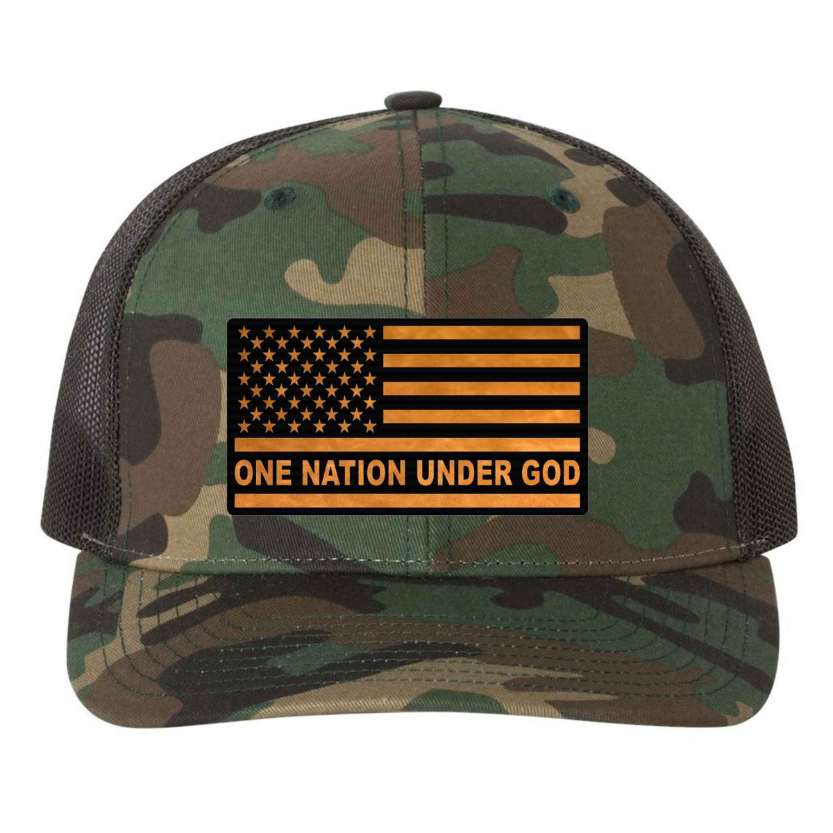 One Nation Under God American Flag Hat