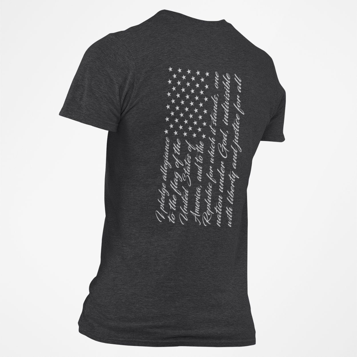 Pledge Allegiance American Flag T-Shirt Patriotic Tee