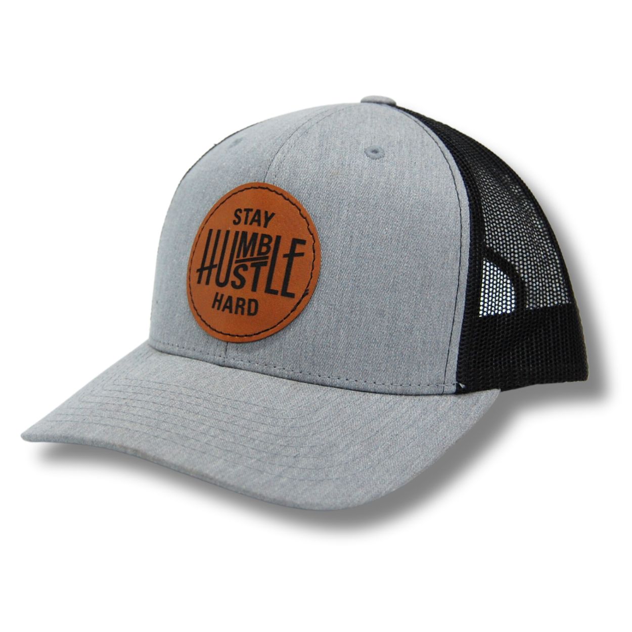 stay humble hustle hard hat trucker snapback cap