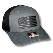 American Flag Blackout Patch Hat - Base Kreations