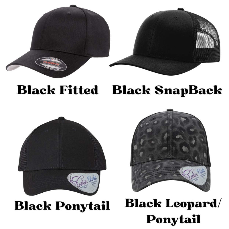 American Flag Blackout Patch Hat - Base Kreations