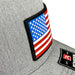 American Flag PVC Patch Hats - Base Kreations
