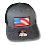 American Flag PVC Patch Hats - Base Kreations